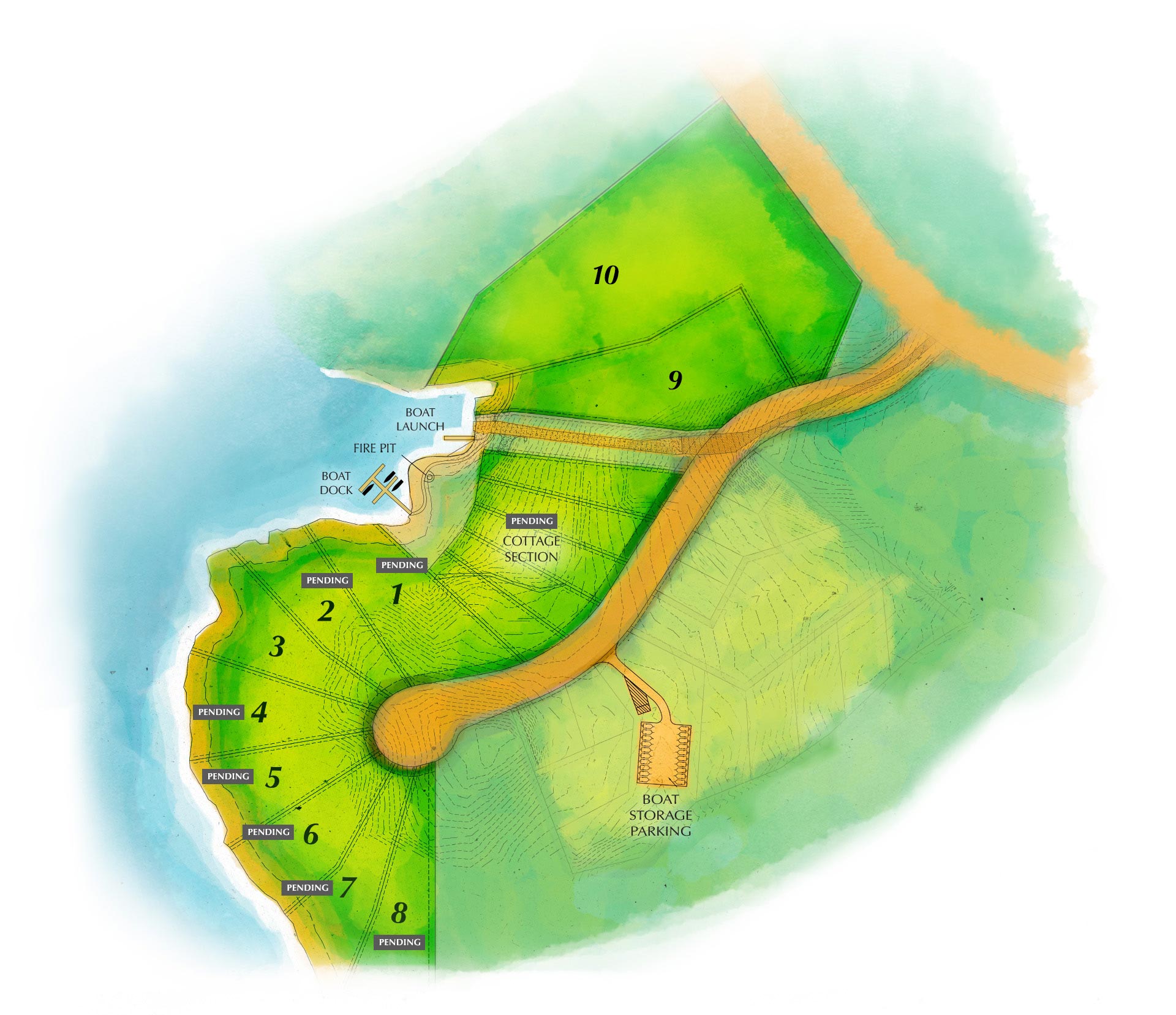 Stillwood Lot Map